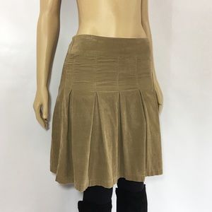 Cute American Eagle Tan Mini Pleated Skirt